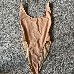 Never worn Los Angeles Apparel one-piece swimsuit